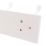 Essentials 4-Hook Rail White 458mm x 95mm