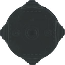 Vimark 4-Entry Round Junction Box with Knockouts 83mm x 51mm x 83mm