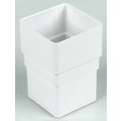 FloPlast  Square Drainage Socket White 65mm