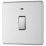 LAP  20A 1-Gang DP Boiler Switch Brushed Stainless Steel with LED