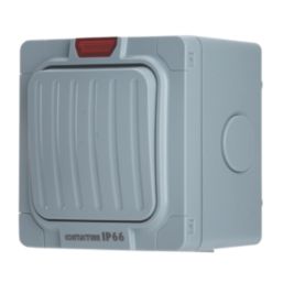 Contactum  IP66 10AX 1-Gang Weatherproof Outdoor Intermediate Switch