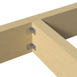 Simpson Strong-Tie Angle Brackets Galvanised 40mm x 40mm 25 Pack