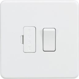 Knightsbridge  13A Switched Fused Spur  Matt White