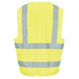 Site Rushton Hi-Vis Waistcoat Yellow 2X Large / 3X Large 52" Chest