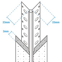 Internal Drywall Bead 2mm x 2.5m 5 Pack