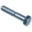 Easyfix  Bright Zinc-Plated High Tensile Steel Bolts M10 x 100mm 50 Pack