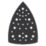 Trend  AB/DET/M7/P 80, 120 & 180 Grit Mesh Multi-Material Detail Sanding Pads with Pad Saver  x  7 Pack