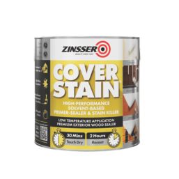 Zinsser  2.5Ltr White Matt Stain Block Wall Primer