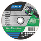 Norton  Masonry/Stone Cutting Disc 9" (230mm) x 2.5mm x 22.2mm