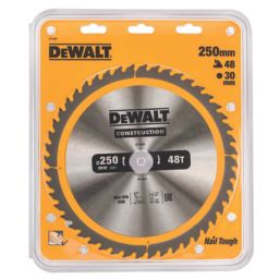 DEWALT  Wood Construction Circular Saw Blade 250mm x 30mm 48T