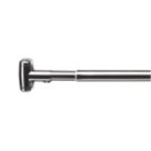 Croydex Curved Shower Curtain Rail S/Steel Chrome 1080-1850mm