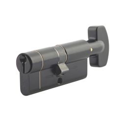 Yale Fire Rated 1 Star 6-Pin Thumbturn Euro Cylinder 35-35 (70mm) Matt Black