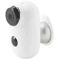 Chacon IPCAM-BE01 Mains & Battery-Powered White Wireless 720p Indoor & Outdoor Bullet Wi-Fi Camera