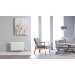Creda  1kW Electric Wall-Mounted Panel Heater 400mm x 525mm White