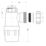 Viva Fixed 40mm Sink or Urinal Magna 1½" Bottle Trap (75mm Seal)