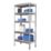 Essentials  5-Tier Metal Garage Shelving Unit 900mm x 450mm x 1800mm