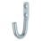 Essentials Single Hooks Zinc Plated 40mm 5 Pack
