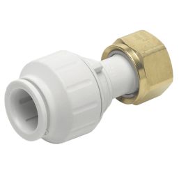 JG Speedfit  Plastic Push-Fit Straight Tap Connector 15mm x 3/4"