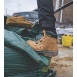 Apache  Size 10  Wheat Waterproof  Safety Boots