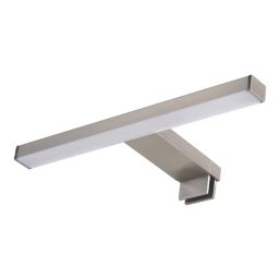 LAP Craven 300mm LED Mirror Light Satin Nickel 9W 900lm