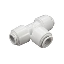 FloPlast FloFit+ Plastic Push-Fit Equal Tee 15mm