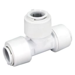 FloPlast FloFit+ Plastic Push-Fit Equal Tee 15mm