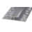 Carpet to Carpet Door Threshold Silver 900mm x 50mm
