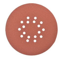 Titan   40 Grit 18-Hole Punched Multi-Material Sanding Discs 225mm 5 Pack