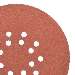 Titan   40 Grit 18-Hole Punched Multi-Material Sanding Discs 225mm 5 Pack