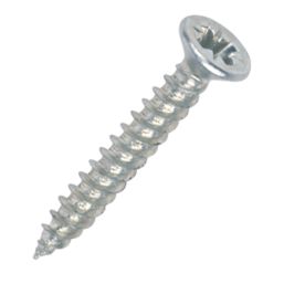 Quicksilver  PZ Double-Countersunk Thread Cutting Woodscrews 6ga x 3/4" 200 Pack