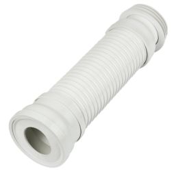 FloPlast  Flexible Straight Connector White 160-300mm