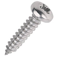 x50 5.5mm x 45mm 12g x 1 3/4 Stainless Steel Pozi Pan Head Self Tapping Screws 