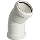 FloPlast Push-Fit Obtuse Bend White 135 (45)° 40mm