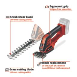 Einhell GE-CG 18/100 Li-Solo 18V Li-Ion Power X-Change  Cordless Grass & Hedge Shears - Bare