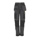 DEWALT Roseville Womens Work Trousers Grey/Black Size 14 31" L