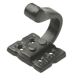 Decohooks Ornate Single Hook Black 50mm