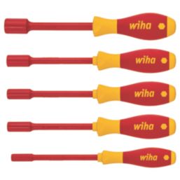 Wiha  Mixed  VDE Hexagon Nut Drivers 5 Piece Set