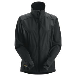Snickers 1247 Womens Softshell Jacket Black Size 16-18