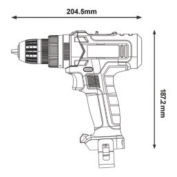 Titan TTI886DRS 18V Li-Ion TXP  Cordless Drill Driver - Bare