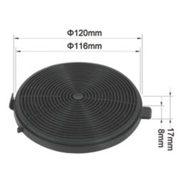 CARBFLT150 Carbon Cooker Hood Filter