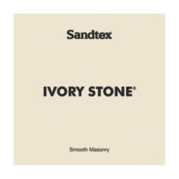 Sandtex 5Ltr Ultra Smooth Ivory Stone Masonry Paint