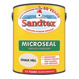 Sandtex 5Ltr Smooth Chalk Hill Masonry Paint