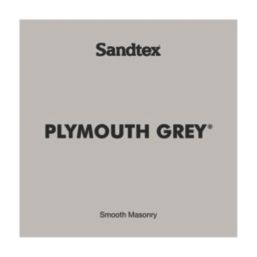 Sandtex 5Ltr Ultra Smooth Plymouth Grey Masonry Paint