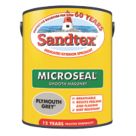 Sandtex 5Ltr Ultra Smooth Plymouth Grey Masonry Paint
