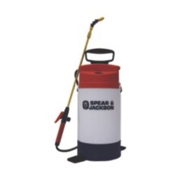 Spear & Jackson  White Pump Action Chemical Pressure Sprayer for Wood Stain 5Ltr