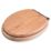 Croydex Rutland Soft-Close with Quick-Release Toilet Seat Solid Oak Natural
