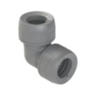 PolyPlumb Enhanced  Plastic Push-Fit Equal 90° Elbow 22mm