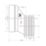 McAlpine  Rigid 40mm Offset Toilet Pan Connector White 130mm