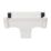 FloPlast  uPVC Square Running Outlet White 114mm x 65mm