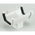 FloPlast  uPVC Square Running Outlet White 114mm x 65mm